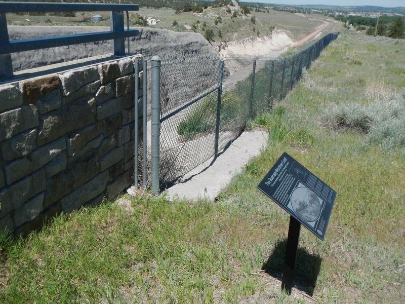 The Guernsey-Wendover Cutoff Marker. Click for full size. The Guernsey-Wendover Cutoff Marker image. Click for full size.