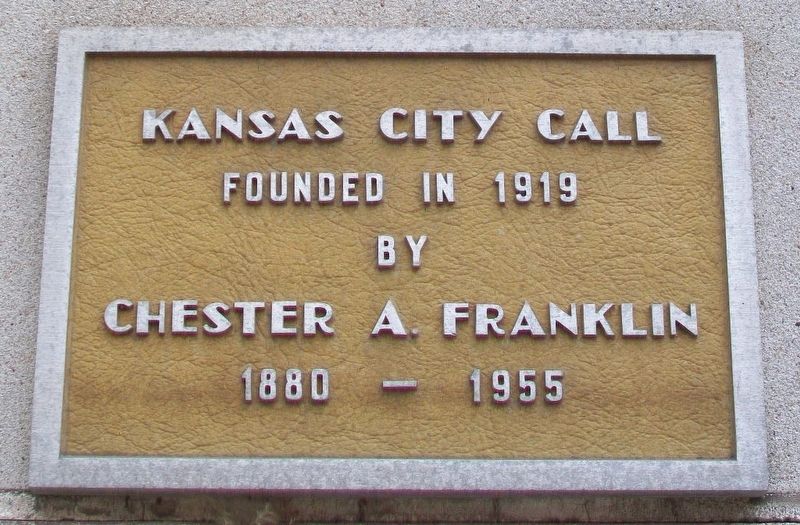 Kansas City Call Marker image. Click for full size.