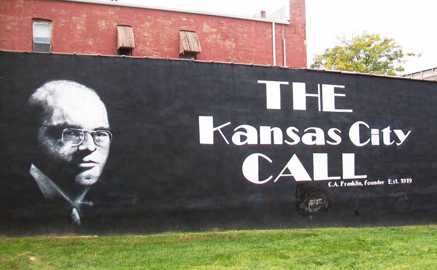 Kansas City Call Building Mural image. Click for full size.