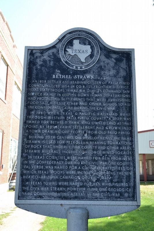 Bethel Strawn, C.S.A. Marker image. Click for full size.