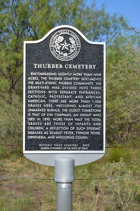 Thurber Cemetery Marker image. Click for full size.