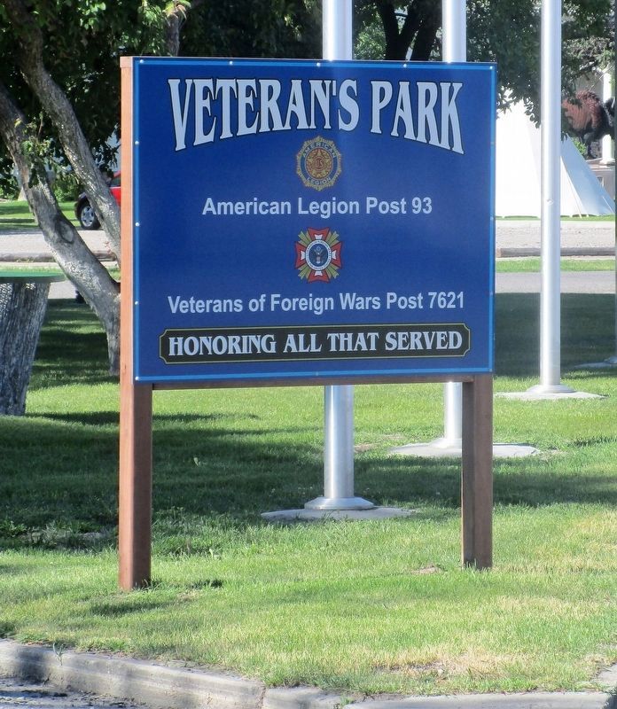 Veterans Park Memorial image. Click for full size.
