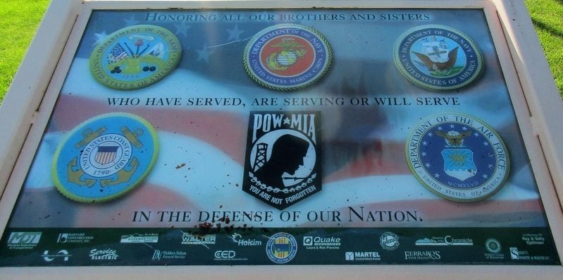 Bozeman Veterans Memorial Marker image. Click for full size.
