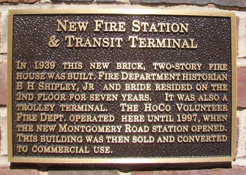 New Fire Station & Transit Terminal Marker image. Click for full size.