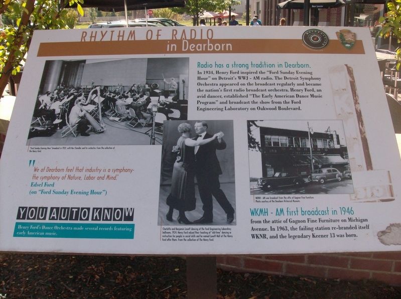 Rhythm of Radio in Dearborn Marker image. Click for full size.
