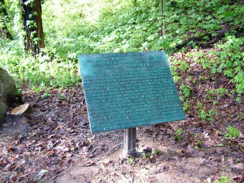 2nd Ohio Infantry Marker image. Click for full size.