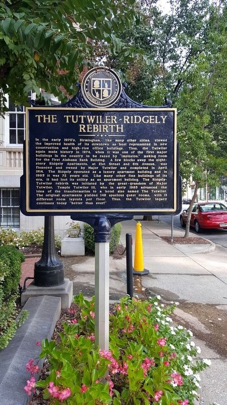 The Tutwiler-Ridgely Rebirth Marker image. Click for full size.