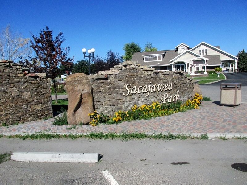 Sacajawea Marker image. Click for full size.