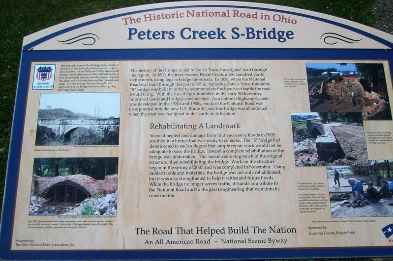 Peters Creek S-Bridge Marker image. Click for full size.