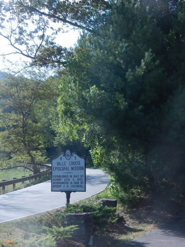 Valle Crucis Episcopal Mission Marker image. Click for full size.