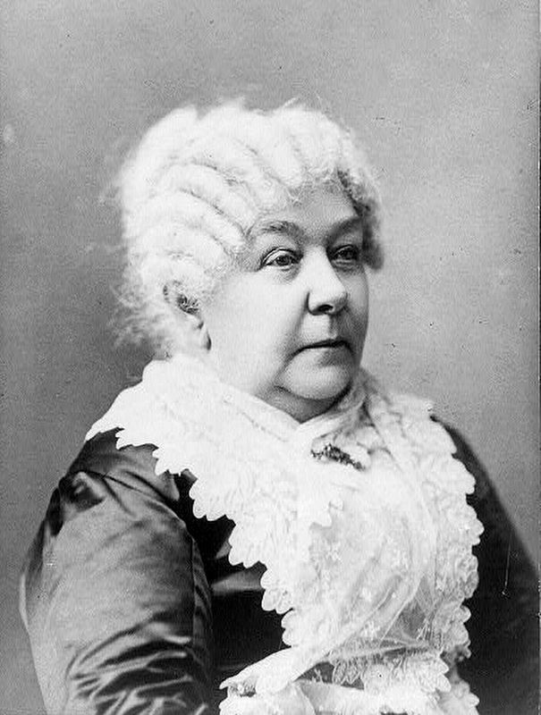 Elizabeth Cady Stanton. Click for full size. Elizabeth Cady Stanton image. Click for full size.