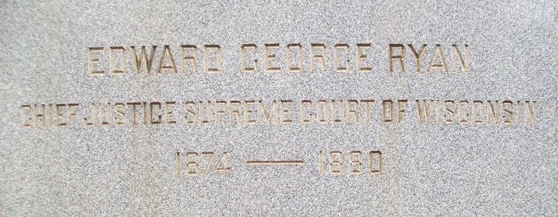 Edward George Ryan Monument image. Click for full size.