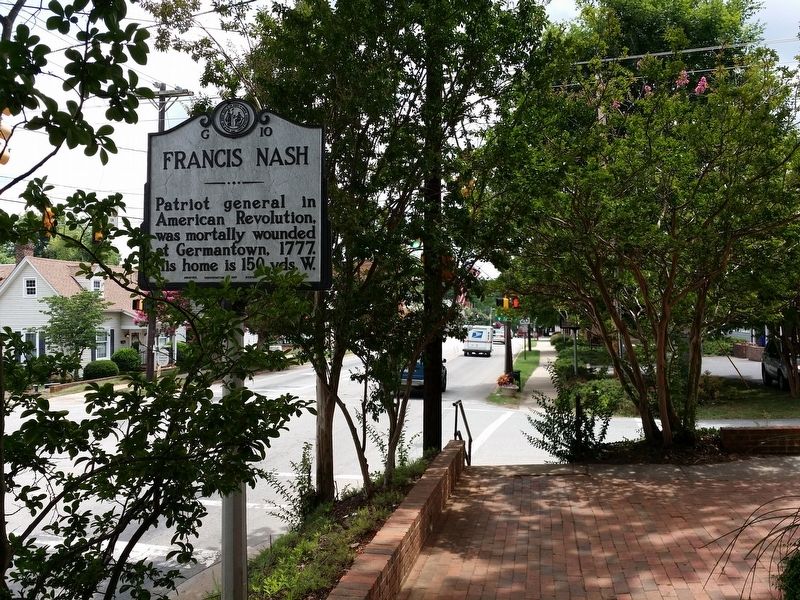 Francis Nash Marker. Click for full size. Francis Nash Marker image. Click for full size.