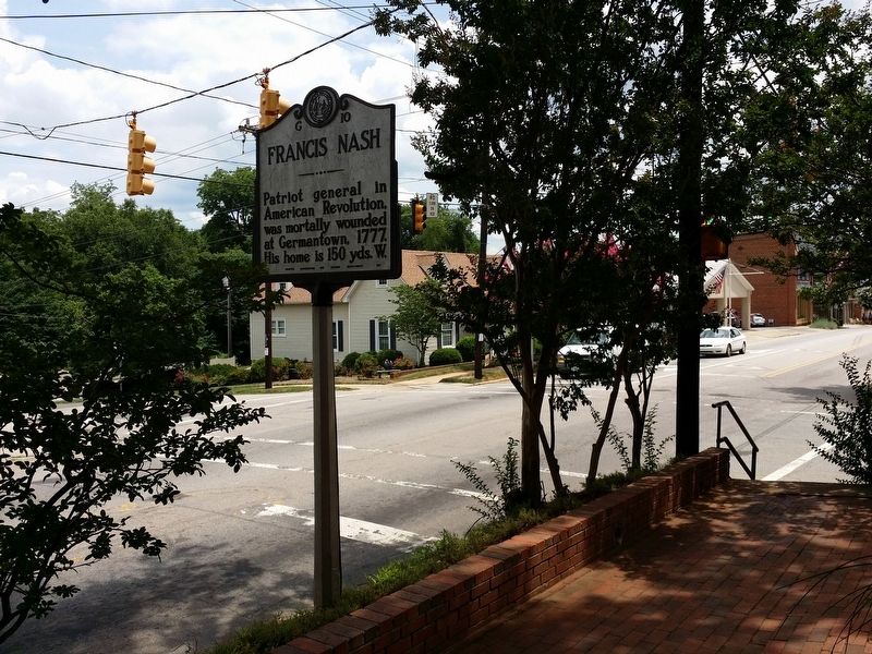 Francis Nash Marker. Click for full size. Francis Nash Marker image. Click for full size.
