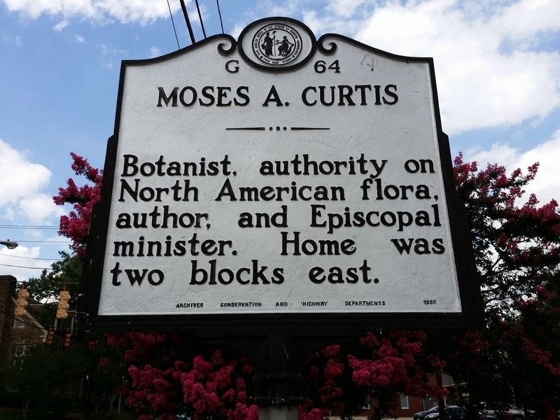 Moses A. Curtis Marker image. Click for full size.