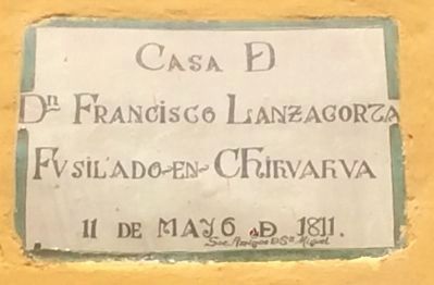 House of Francisco Lanzagorta Marker. Click for full size. House of Francisco Lanzagorta Marker image. Click for full size.