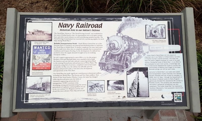 Navy Railroad Marker image. Click for full size.