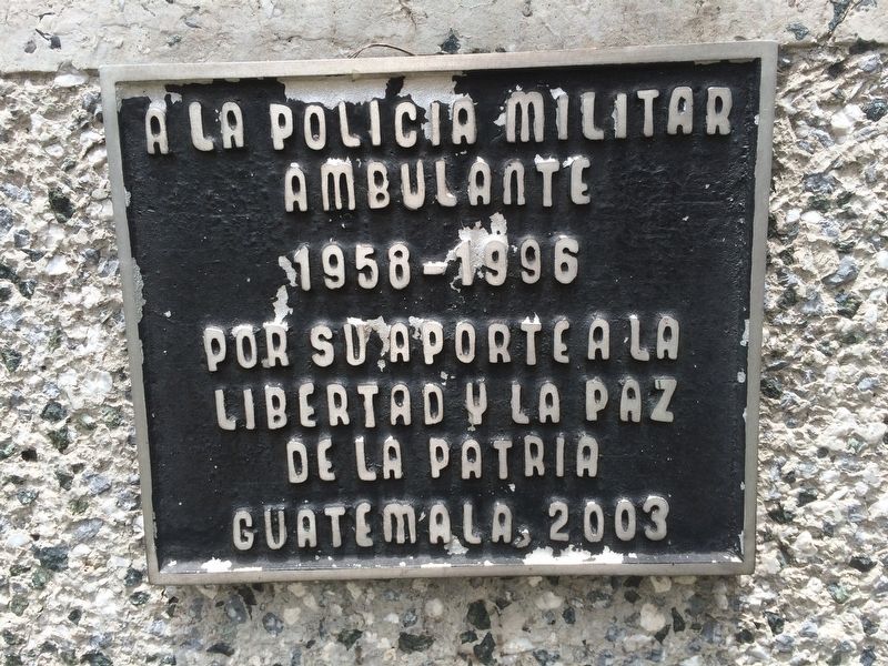 Mobile Military Police Marker. Click for full size. Mobile Military Police Marker image. Click for full size.