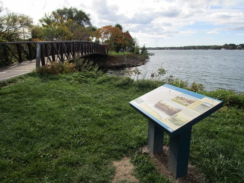 Westward to Buffalo Marker on the Riverwalk image. Click for full size.