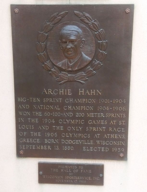 Archie Hahn Marker image. Click for full size.