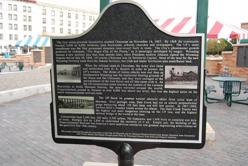 The Union Pacific Railroad Part 1 Marker image. Click for full size.