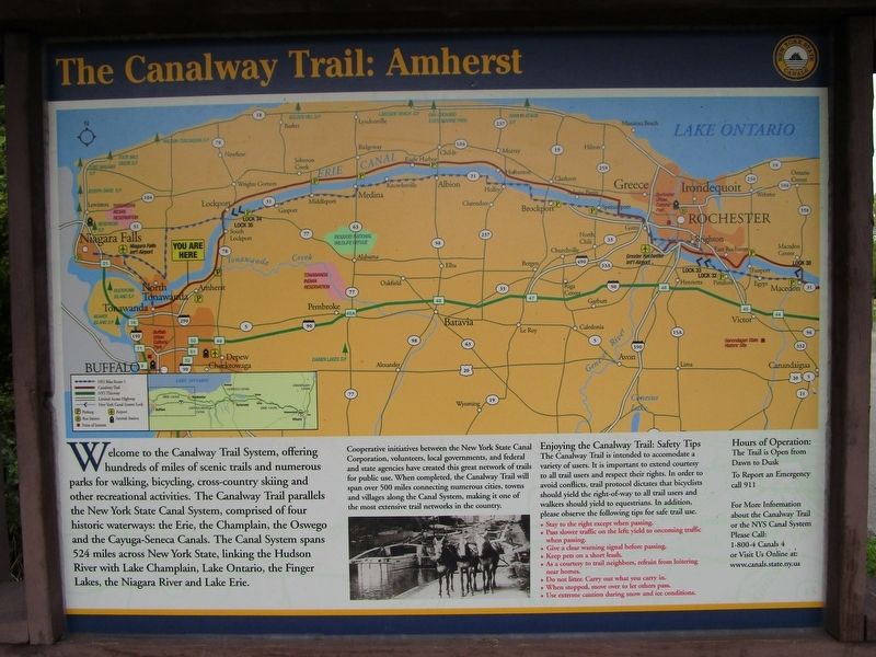 The Canalway Trail: Amherst image. Click for full size.