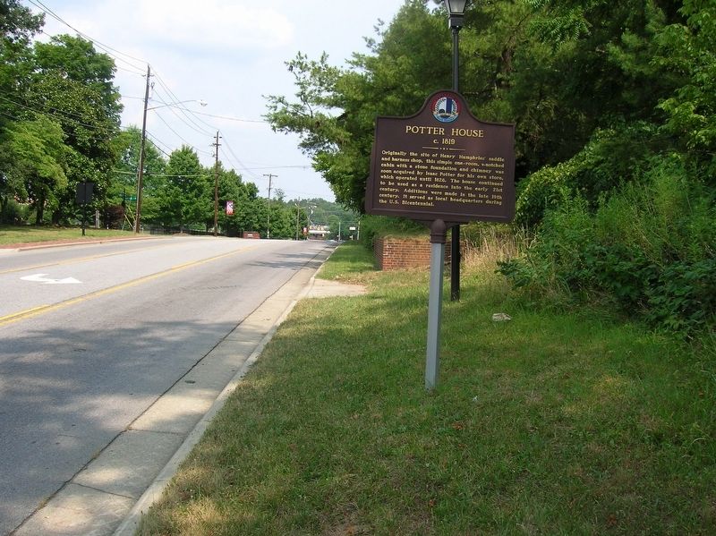Potter House Marker image. Click for full size.