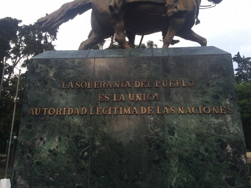 Simón Bolivar Marker. Click for full size. Simón Bolivar Marker image. Click for full size.