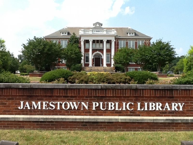 Jamestown Public School Marker image. Click for full size.