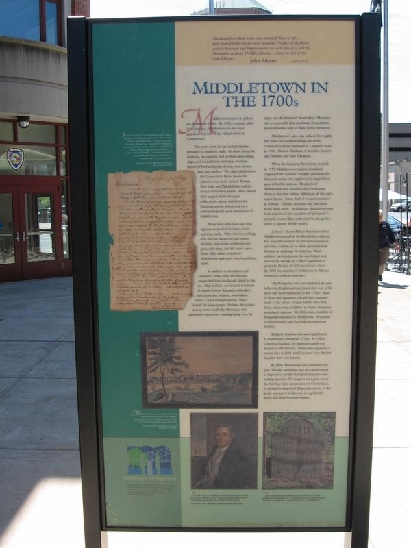 Middletown in the 1700s Marker image. Click for full size.