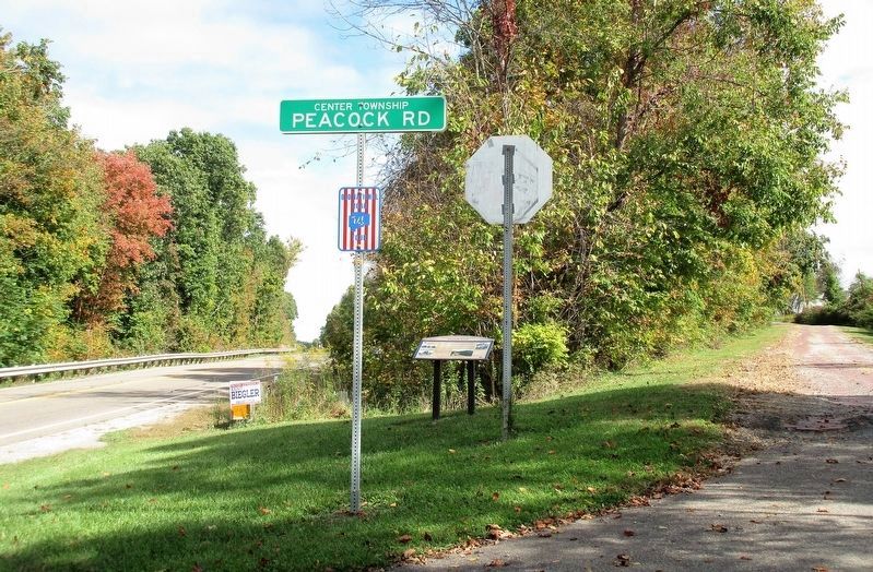 Peacock Road Marker image. Click for full size.