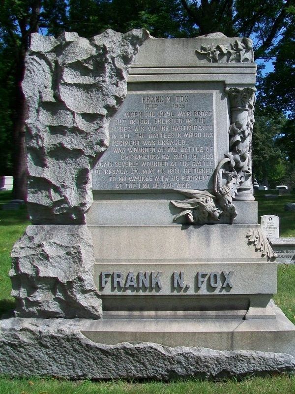 Frank N. Fox Monument image. Click for full size.