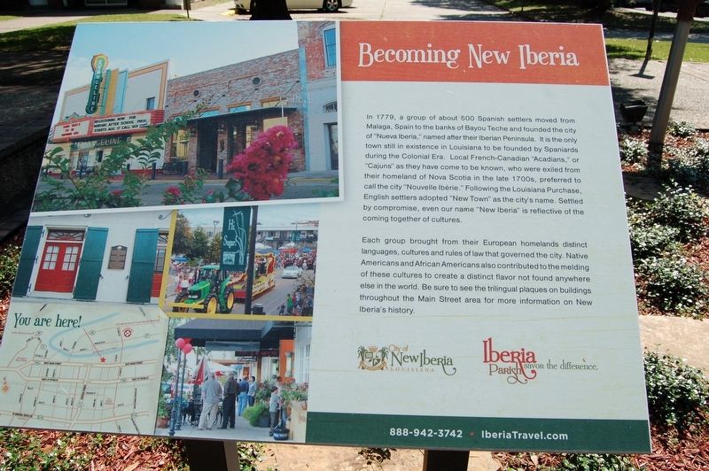 Becoming New Iberia Marker image. Click for full size.
