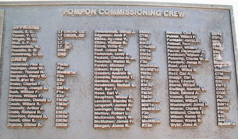 U.S.S. Pompon (SS 267) Crew image. Click for full size.