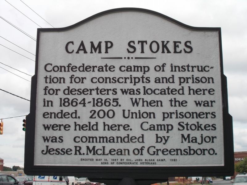 Camp Stokes Marker image. Click for full size.