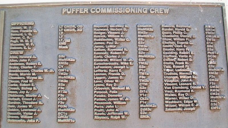 U.S.S. Puffer (SS 268) Crew image. Click for full size.