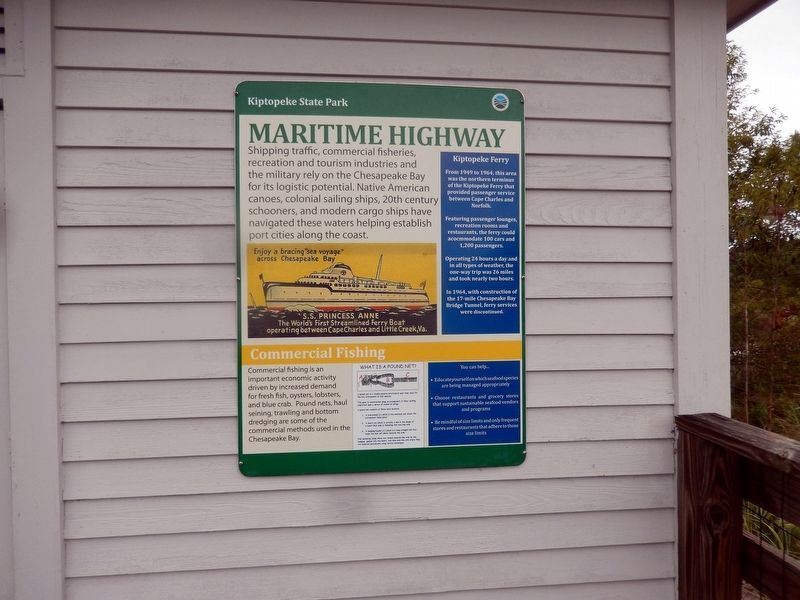 Maritime Highway Marker image. Click for full size.