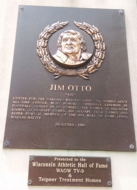 Jim Otto Marker. Click for full size. Jim Otto Marker image. Click for full size.