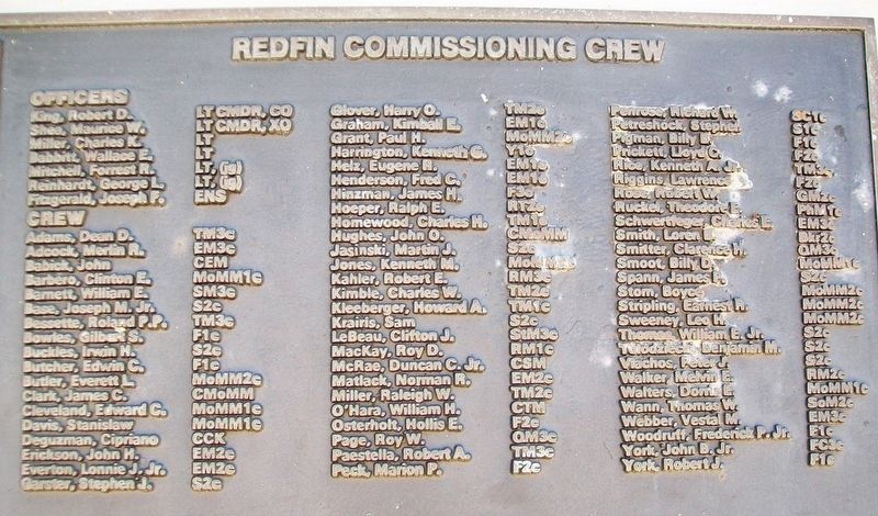 U.S.S. Redfin (SS 272) Crew image. Click for full size.