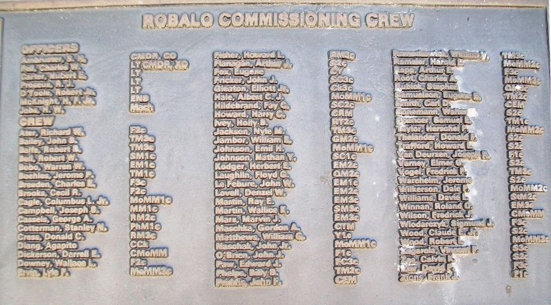 U.S.S. Robalo (SS 273) Crew image. Click for full size.