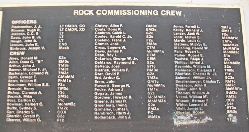 U.S.S. Rock (SS 274) Crew image. Click for full size.