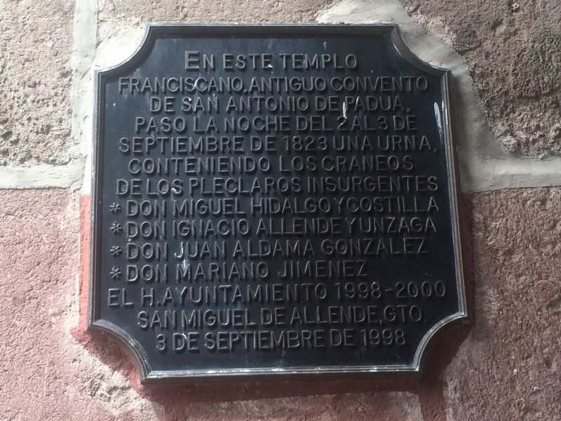 The Remains of the Insurgents Marker image. Click for full size.