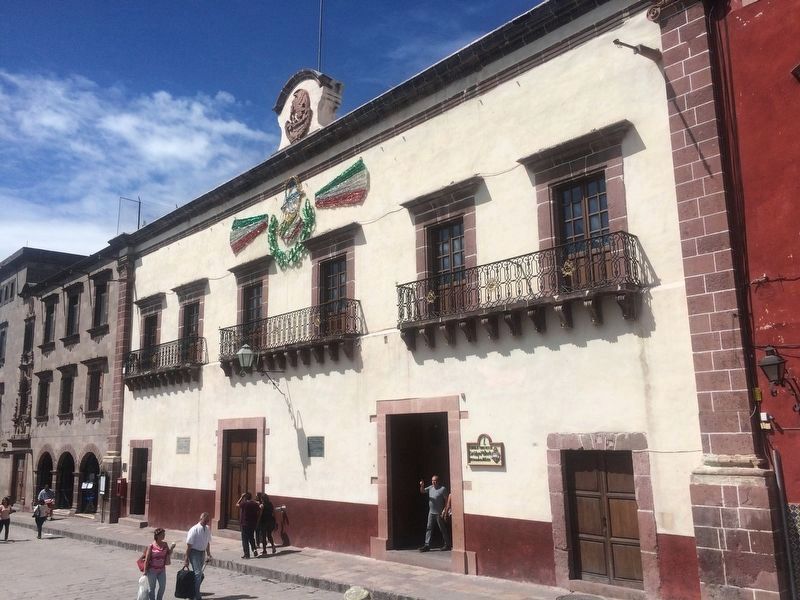 First Independent Municipality of Mexico Marker. Click for full size. First Independent Municipality of Mexico Marker image. Click for full size.