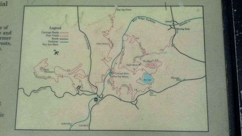 Carriage Roads Marker. Click for full size. Carriage Roads Marker image. Click for full size.