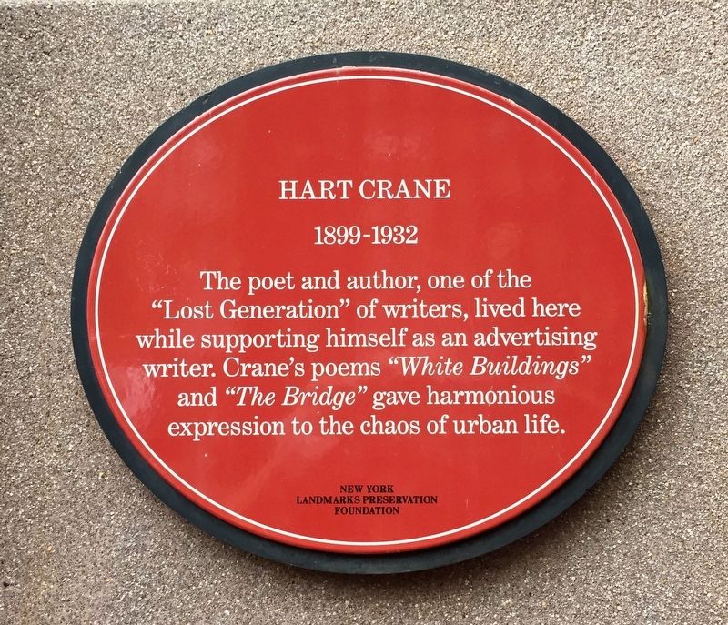 Hart Crane Marker image. Click for full size.