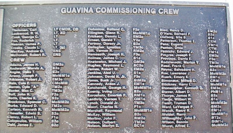 U.S.S. Guavina (SS 362) Crew image. Click for full size.