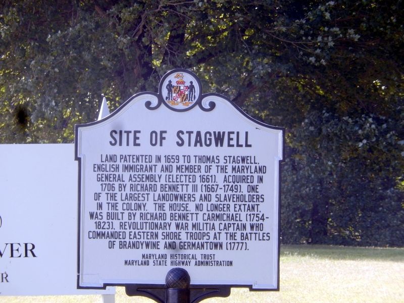 Site of Stagwell Marker image. Click for full size.