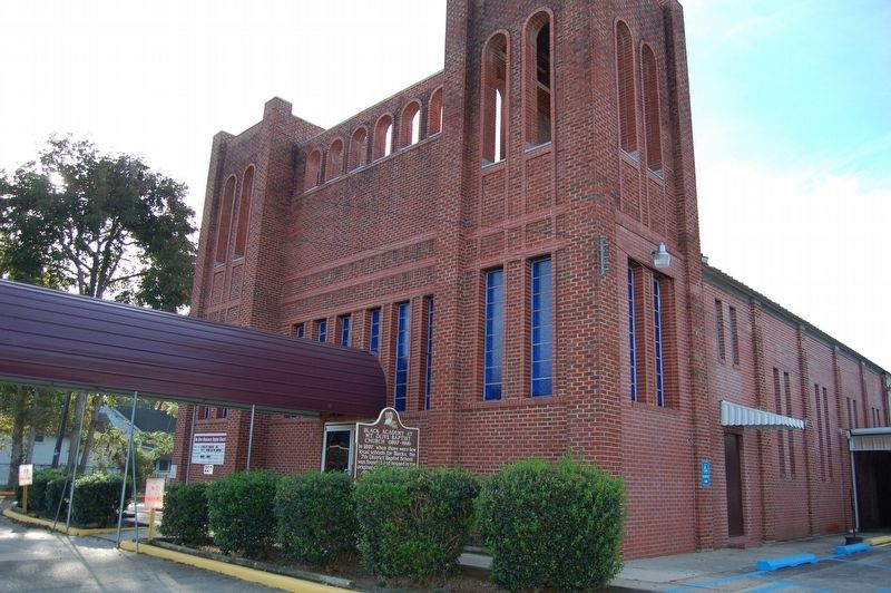 Black Academy At Mt. Olive Baptist Church Marker. Click for full size. Black Academy At Mt. Olive Baptist Church Marker image. Click for full size.