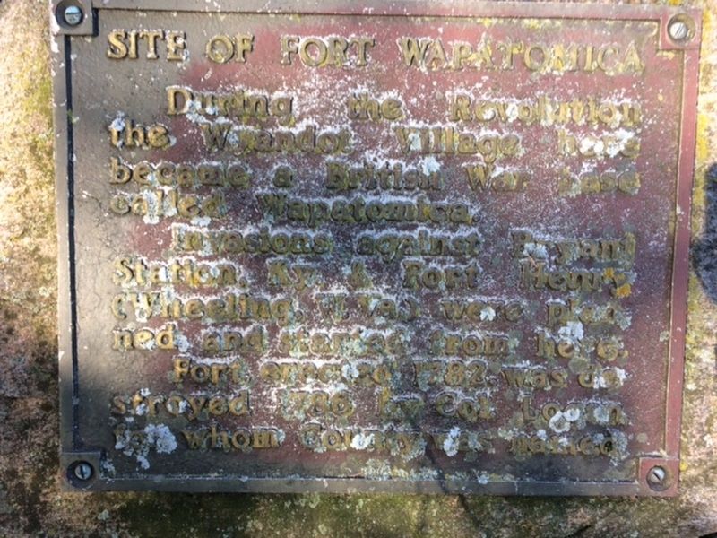 Site of Fort Wapatomica Marker image. Click for full size.