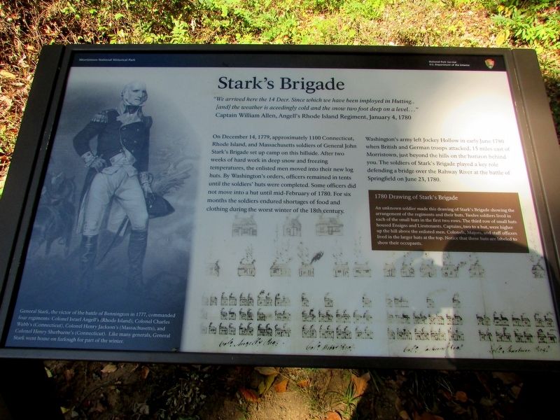 Stark’s Brigade Marker. Click for full size. Stark’s Brigade Marker image. Click for full size.